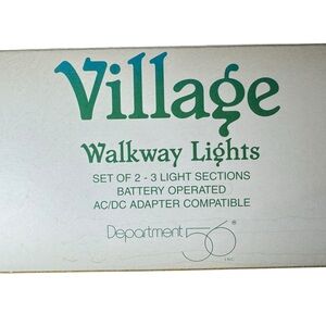 Department 56 Village Walkway Lights Set